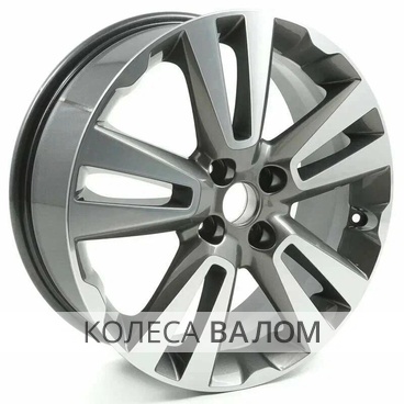 K&K KC748 Старкад 6.5x17 4x100 ET43 60.15 антрацит-алмаз Vesta